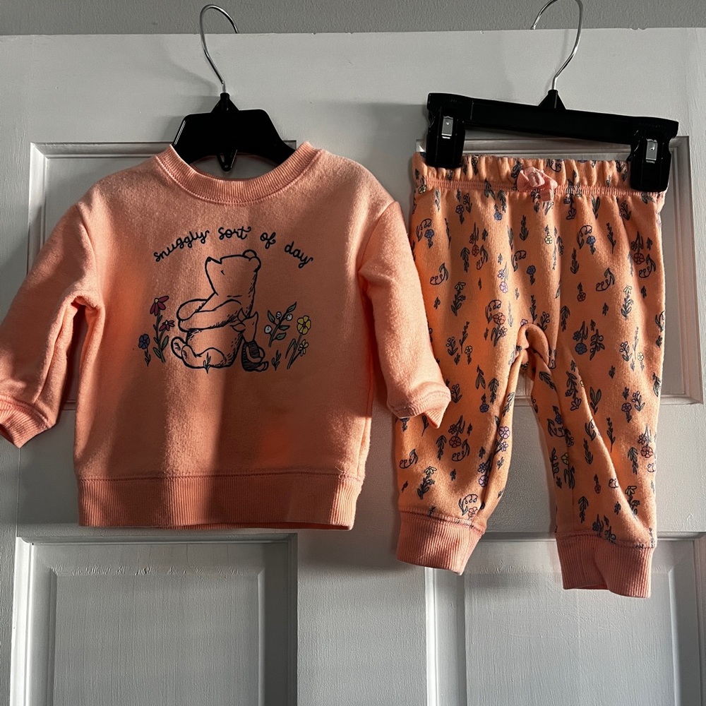 Disney 6m sweat set Pooh Bear